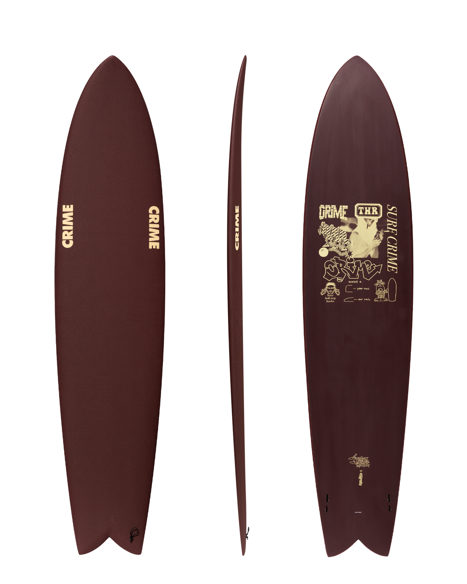 CRIME LONG FISH 7'10 BLACK サーフボード 1本サービス LONG FISH CRIME LONG FISH 7'10 BLACK サーフボード 1本サービス LONG FISH