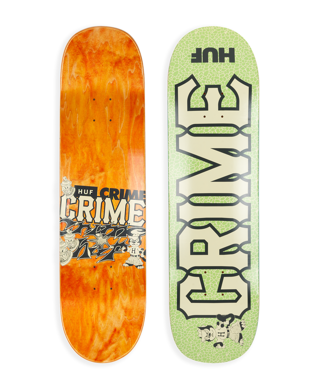 HUF x CRIME Skateboard Deck