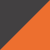 DARK GREY/ORANGE-OS